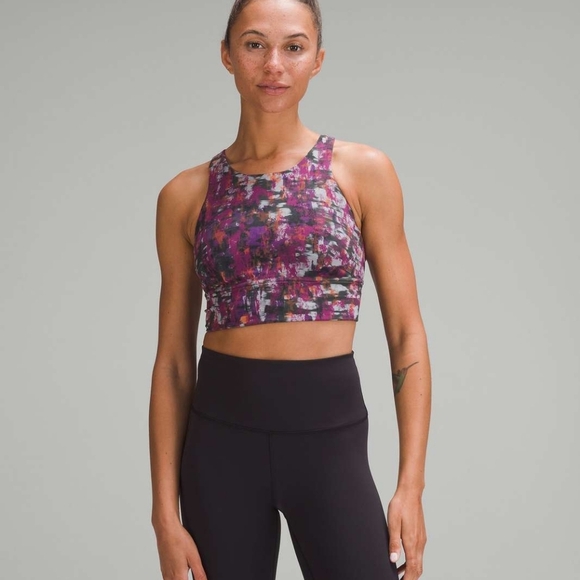 lululemon athletica Other - Lululemon Wunder Train Longline Bra *Medium Support, C/D Cup size 6 in EUC